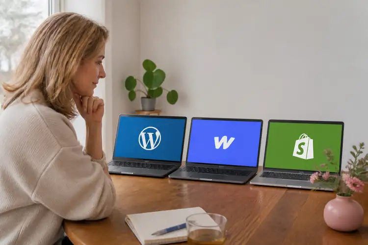 WordPress vs Webflow vs Shopify